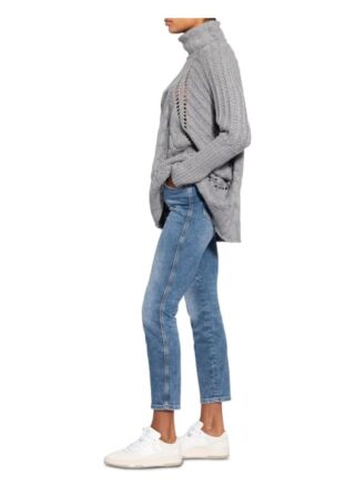 CAMBIO Paris Ancle Cut Straight Leg Jeans Damen, Blau