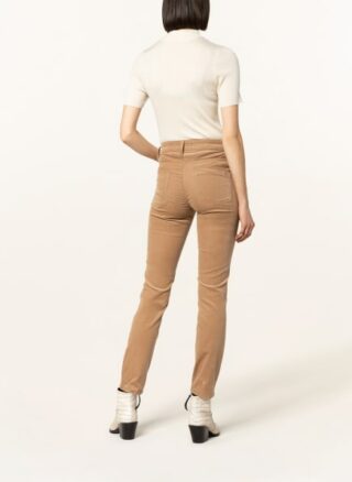 CAMBIO Paris Ancle Cut Straight Leg Jeans Damen, Braun