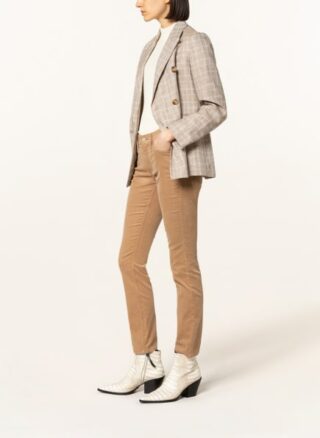 CAMBIO Paris Ancle Cut Straight Leg Jeans Damen, Braun