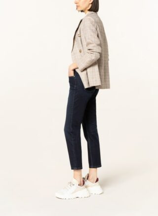 CAMBIO Pina Seam Slim Fit Jeans Damen, Blau