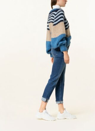 CAMBIO Pina Slim Fit Jeans Damen, Blau