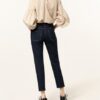 CAMBIO Piper Short 7/8 Slim Fit Jeans Damen, Blau