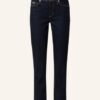 CAMBIO Piper Short 7/8 Slim Fit Jeans Damen, Blau