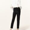 CAMBIO Posh Straight Leg Jeans Damen, Schwarz