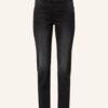 CAMBIO Posh Straight Leg Jeans Damen, Schwarz