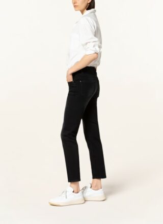 CAMBIO Posh Straight Leg Jeans Damen, Schwarz