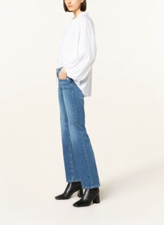 CAMBIO Tess Flared Leg Jeans Damen, Blau