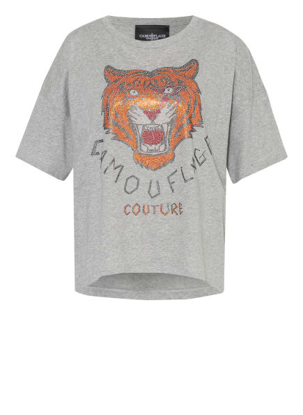 CAMOUFLAGE couture T-Shirt Damen, Grau