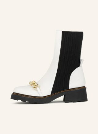 CARRANO Chelsea Boots Damen, Weiß