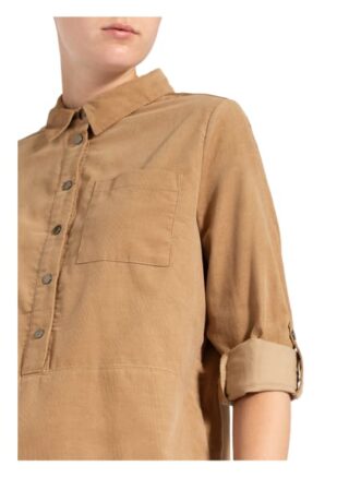 CARTOON Cordbluse Damen, Braun