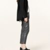 CATNOIR Lederhose Damen, Grau