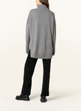 CATNOIR Oversized-Rollkragenpullover Damen, Grau
