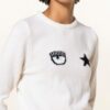 CHIARA FERRAGNI Eyestar Pullover Damen, Weiß