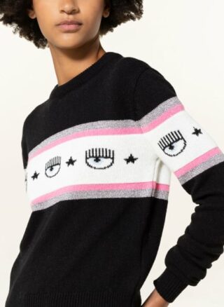 CHIARA FERRAGNI Pullover Damen, Schwarz