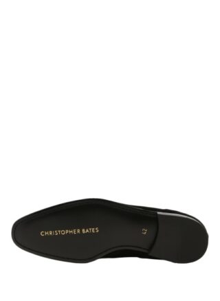 CHRISTOPHER BATES Slipper Herren, Schwarz