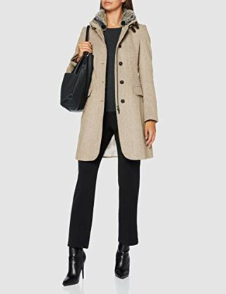 CINQUE CIASTRAL_L Wollmantel Damen, Beige