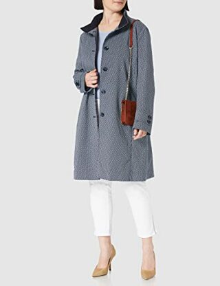 CINQUE CIDAFINA Mantel Damen, Blau