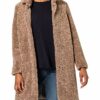 CINQUE CIFLEECY Wollmantel Damen, Braun