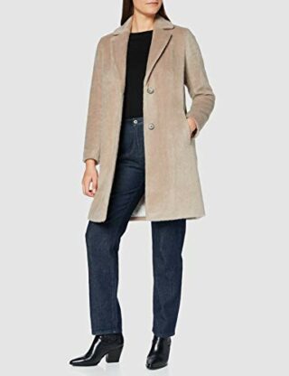 CINQUE CIMAMBALO Wollmantel Damen, Braun