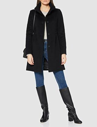 CINQUE CIMINOR Wollmantel Damen, Schwarz