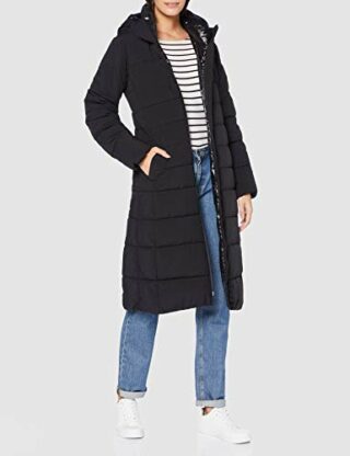 CINQUE CISTRETCHY Steppmantel Damen, Schwarz