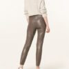 CINQUE Cistretch in Lederoptik Lederleggings Damen, Braun