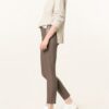 CINQUE Cistretch in Lederoptik Lederleggings Damen, Braun