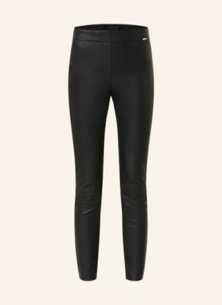 CINQUE Cistretch in Lederoptik Lederleggings Damen, Schwarz