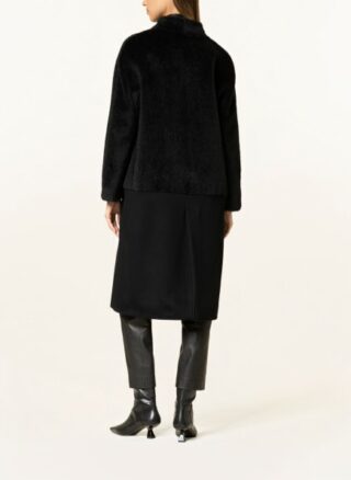 CINZIA ROCCA Stehkragenmantel Damen, Schwarz