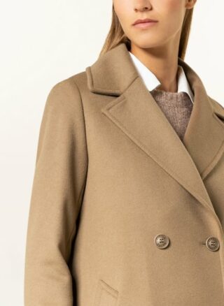 CINZIA ROCCA Wollmantel Damen, Braun