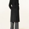 CINZIA ROCCA Wollmantel Damen, Schwarz