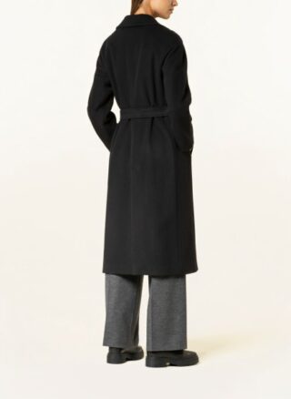 CINZIA ROCCA Wollmantel Damen, Schwarz