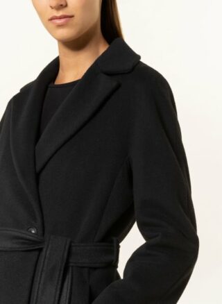 CINZIA ROCCA Wollmantel Damen, Schwarz