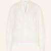 CLAUDIE PIERLOT Bay Blusenshirt Damen, Weiß