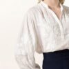 CLAUDIE PIERLOT Bay Blusenshirt Damen, Weiß