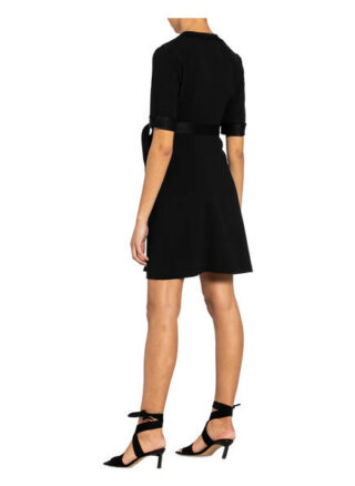 CLAUDIE PIERLOT Rosilea Wickelkleid Damen, Schwarz