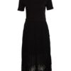 CLAUDIE PIERLOT Teli Plisseekleid Damen, Schwarz