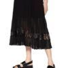 CLAUDIE PIERLOT Teli Plisseekleid Damen, Schwarz