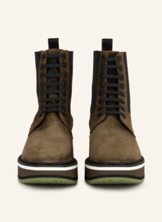 CLERGERIE Brendy Schnürboots Damen, Grün