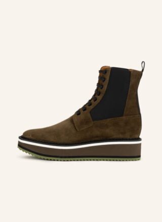 CLERGERIE Brendy Schnürboots Damen, Grün