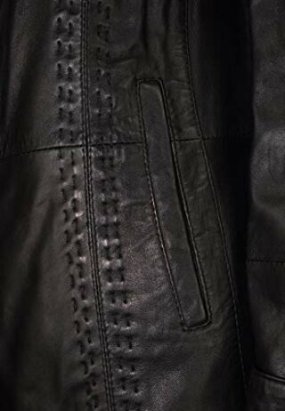COCO BLACK LABEL since1986 Ledermantel Damen, Schwarz