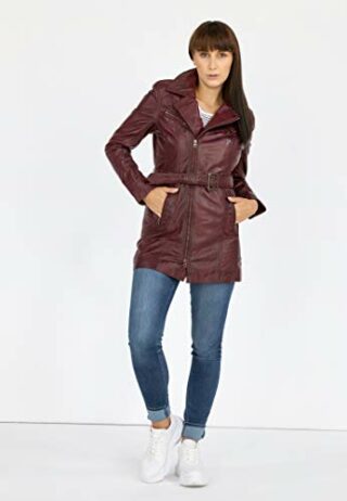 COCO BLACK LABEL since1988 Ledermantel Damen, Schwarz