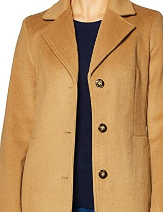 Calvin Klein CW882699 Wollmantel Damen, Braun