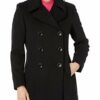 Calvin Klein Classic Peacoat Coat Damen, Schwarz