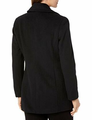 Calvin Klein Classic Peacoat Coat Damen, Schwarz