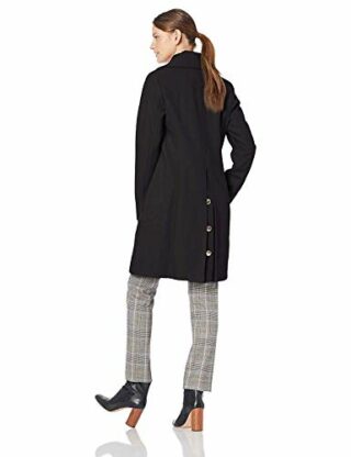 Calvin Klein Cw788708 Wollmantel Damen, Schwarz