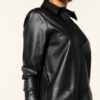 Calvin Klein Hemdblusenkleid Damen, Schwarz