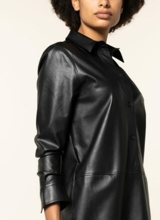 Calvin Klein Hemdblusenkleid Damen, Schwarz