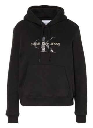 Calvin Klein Jeans Hoodie Damen, Schwarz