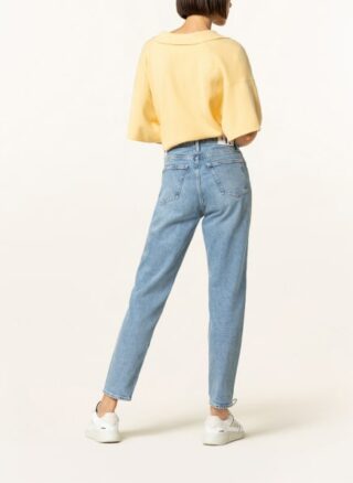 Calvin Klein Jeans Jeans Karottenjeans Damen, Blau